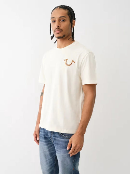RELAXED RAINBOW EMBRO TEE - TRUE RELIGION MEXICO
