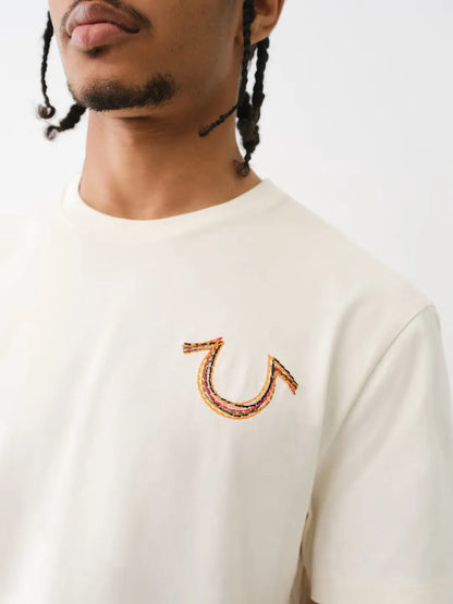 RELAXED RAINBOW EMBRO TEE - TRUE RELIGION MEXICO