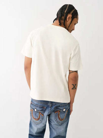 RELAXED RAINBOW EMBRO TEE - TRUE RELIGION MEXICO