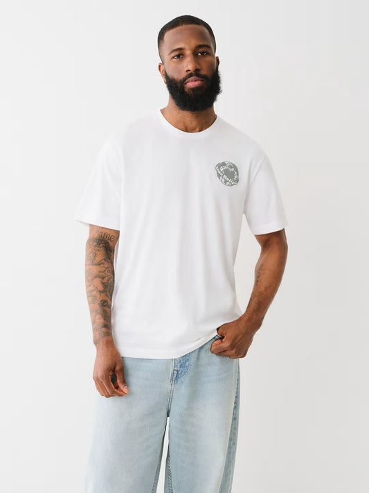 RELAXED SHOEY GLOBE PUFF TEE - TRUE RELIGION MEXICO