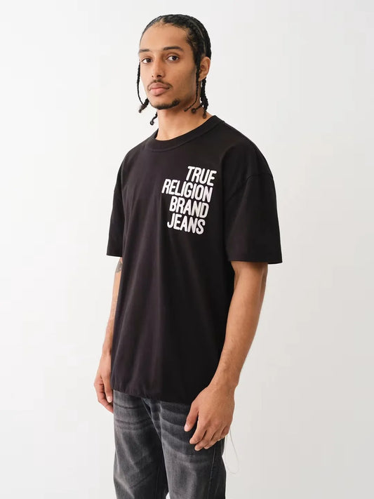 DROP SHLD EMBRO BUNGEE TEE - TRUE RELIGION MEXICO