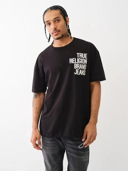 DROP SHLD EMBRO BUNGEE TEE - TRUE RELIGION MEXICO