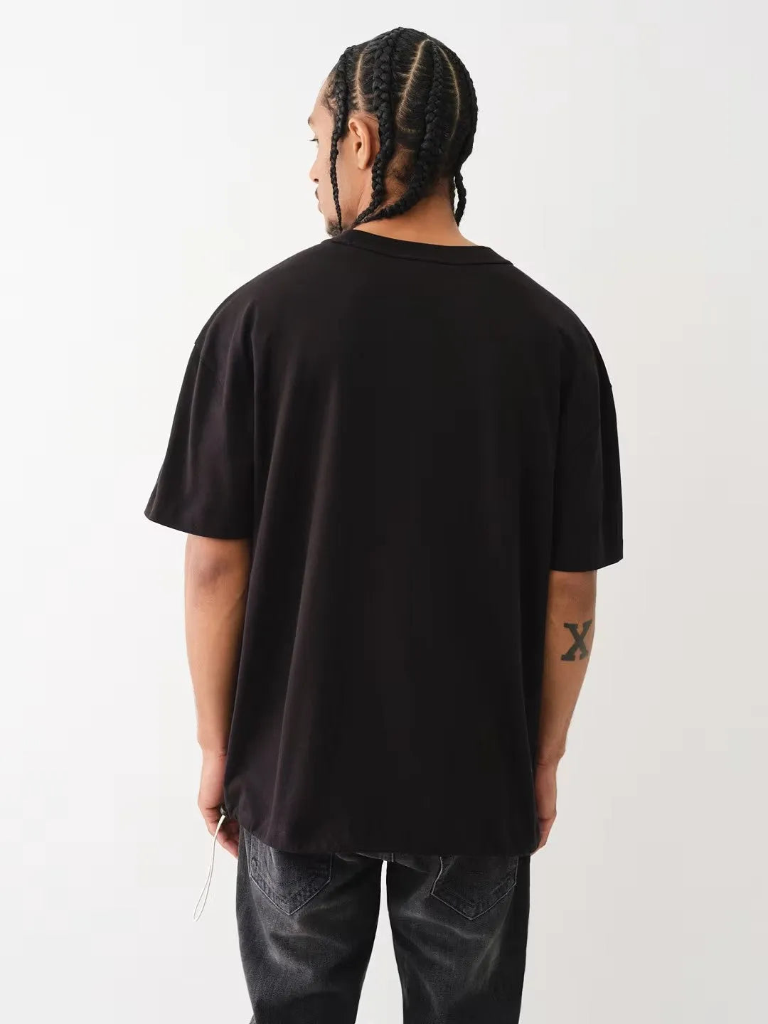 DROP SHLD EMBRO BUNGEE TEE - TRUE RELIGION MEXICO