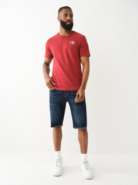 RICKY SN FLP SHORT FRAY HEM