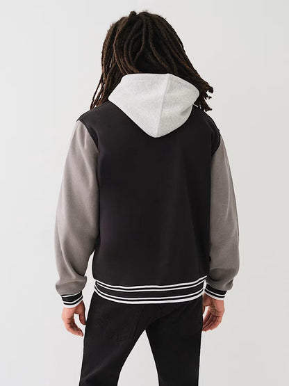 FLEECE VARSITY JACKET - TRUE RELIGION MEXICO