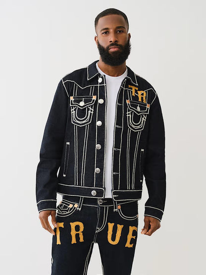 JIMMY JKT ROPE STITCH WESTERN - TRUE RELIGION MEXICO