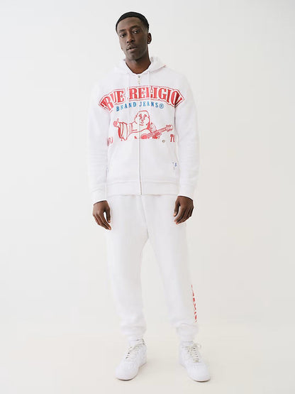 RAW EXAGGERATED ICON ZIP HOOD - TRUE RELIGION MEXICO