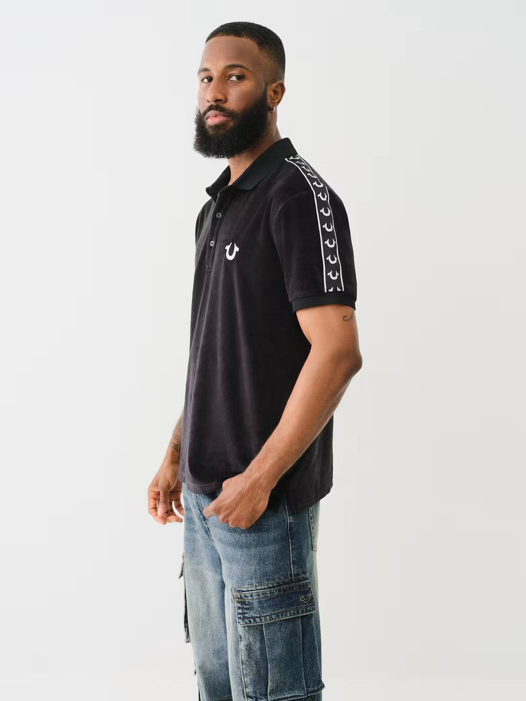 DAMASK VELOUR POLO