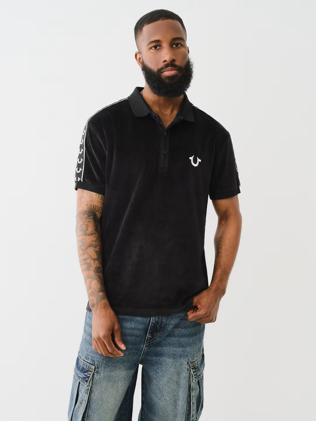 DAMASK VELOUR POLO