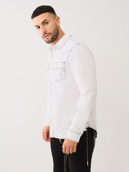ROCKY TN SN WOVEN SHIRT - TRUE RELIGION MEXICO