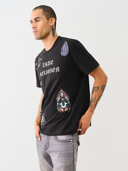 SS PATCH EMBRO TEE