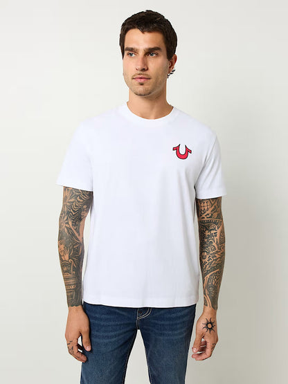 SS APPLIQUE BLAZING TOUR TEE