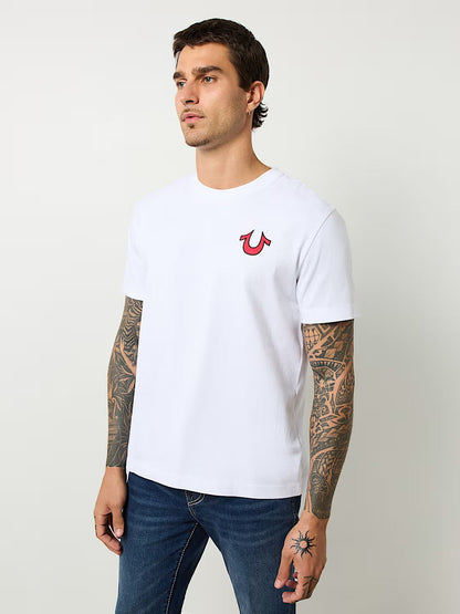 SS APPLIQUE BLAZING TOUR TEE