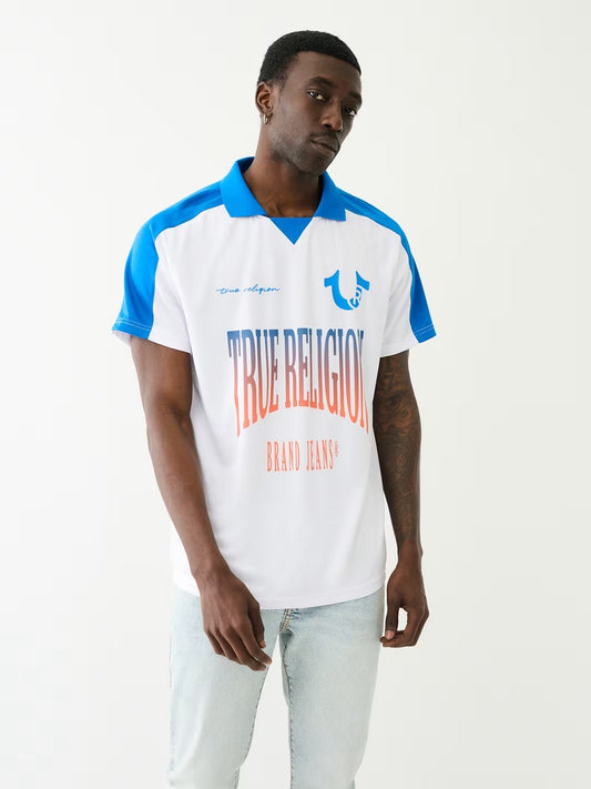 RELAXED TR LOGO SOCCER JERSEY