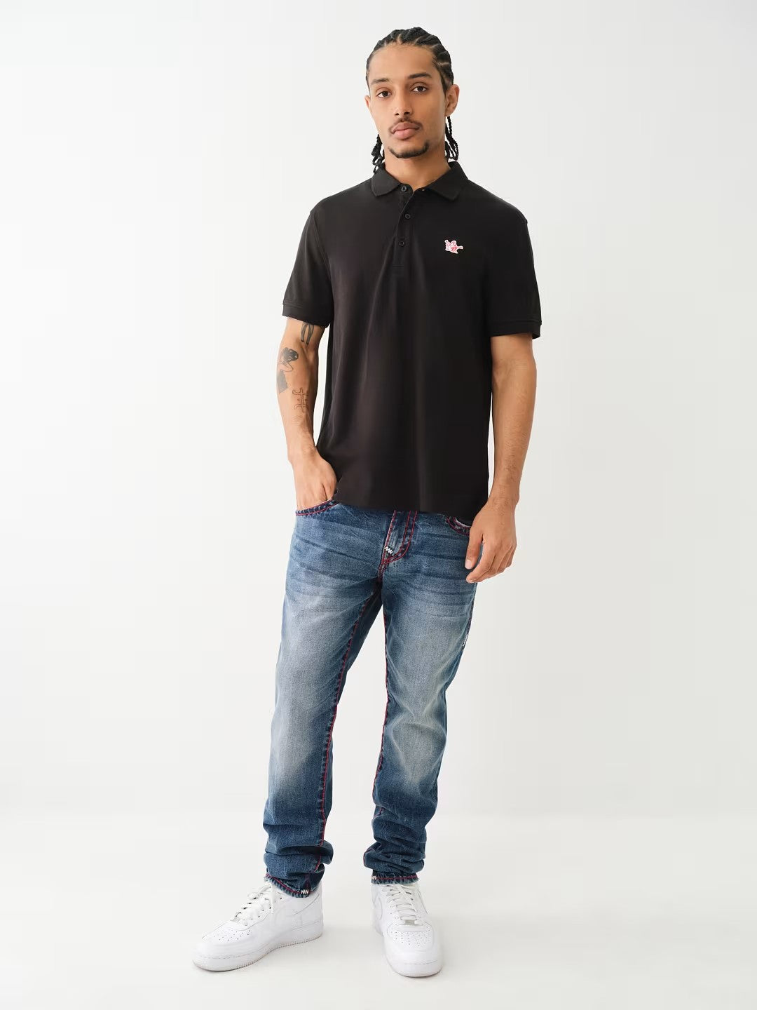 RELAXED BUDDHA PATCH POLO