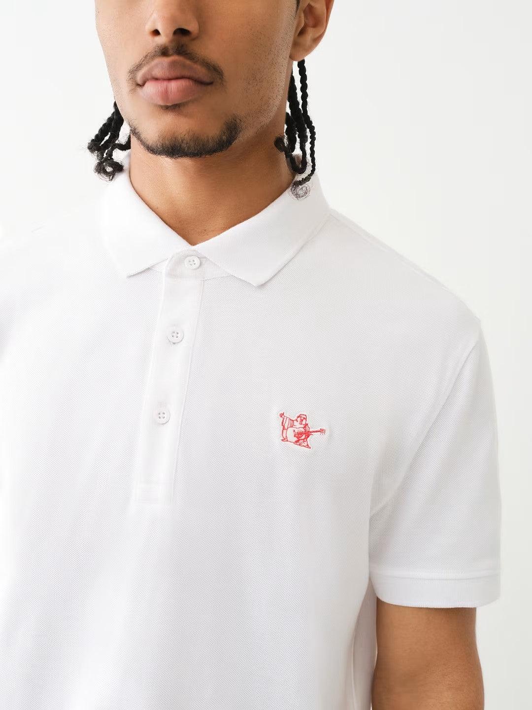 True Religion Buddha Polo RELAXED BUDDHA PATCH POLO – TRUE