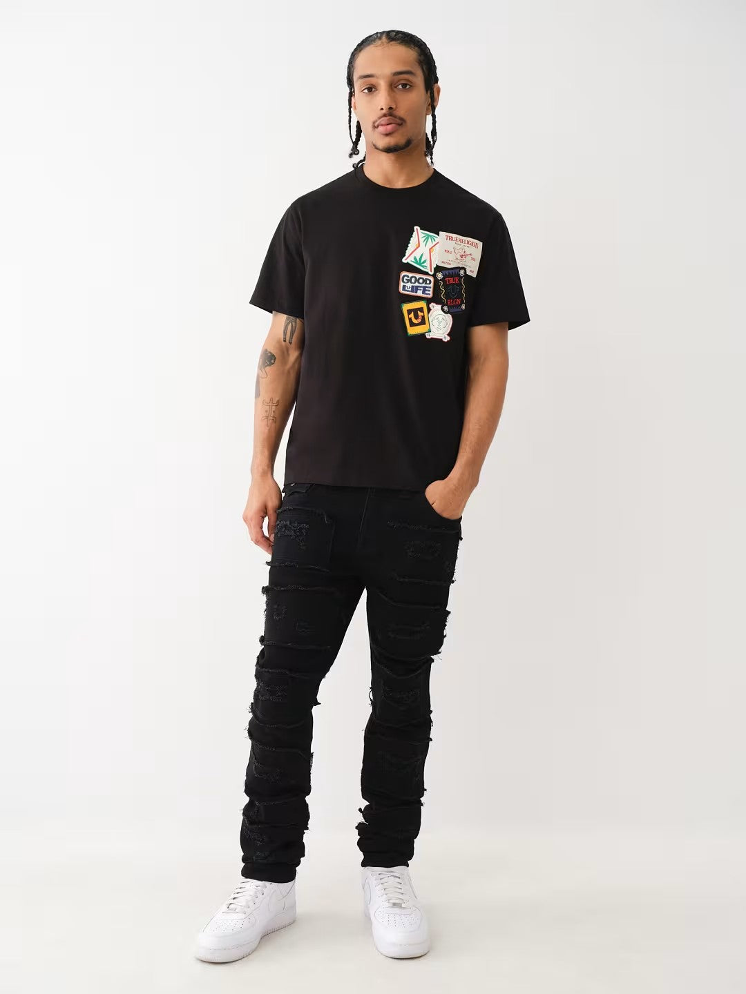 SS RESORT PATCH TEE