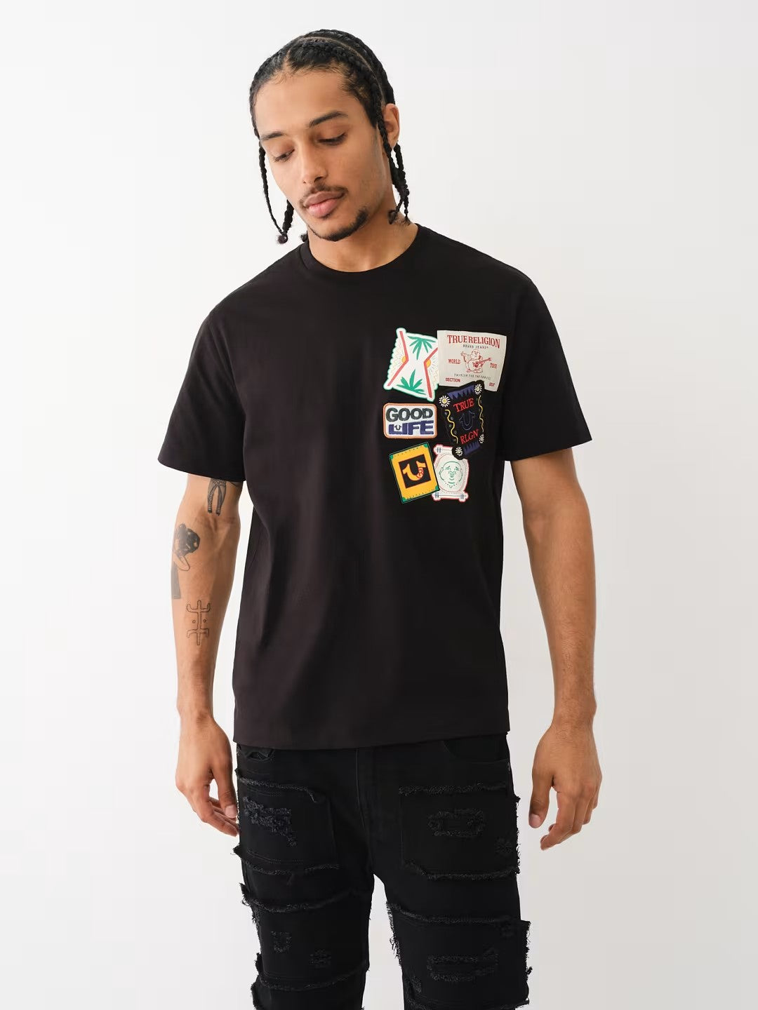 SS RESORT PATCH TEE