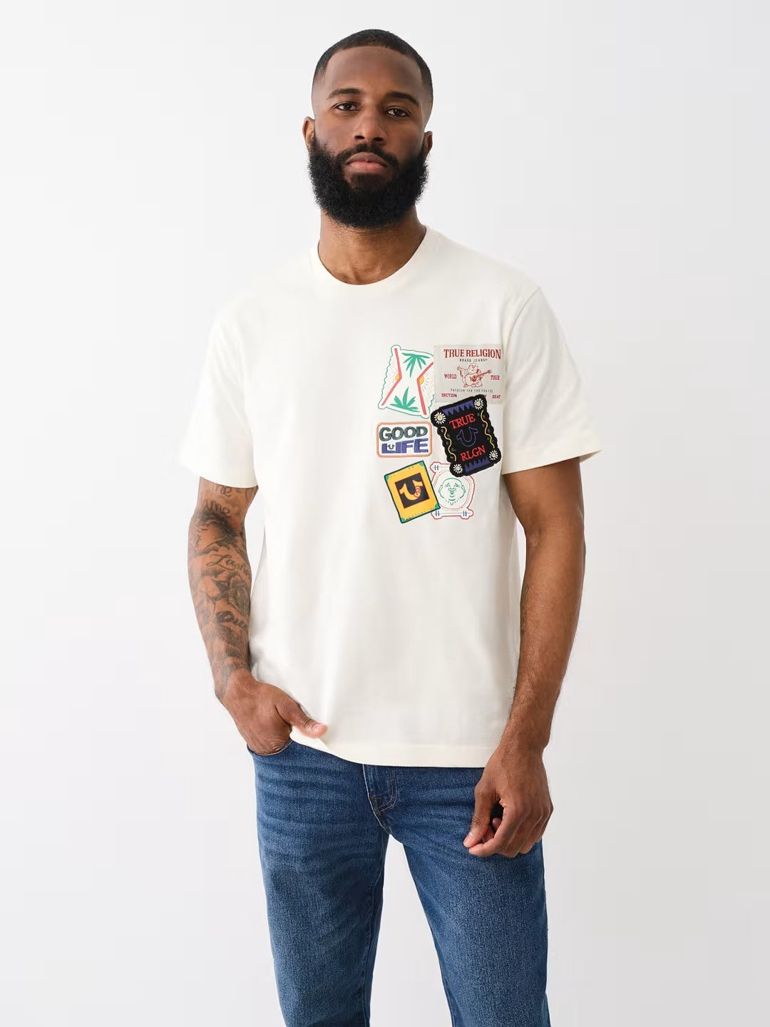 SS RESORT PATCH TEE