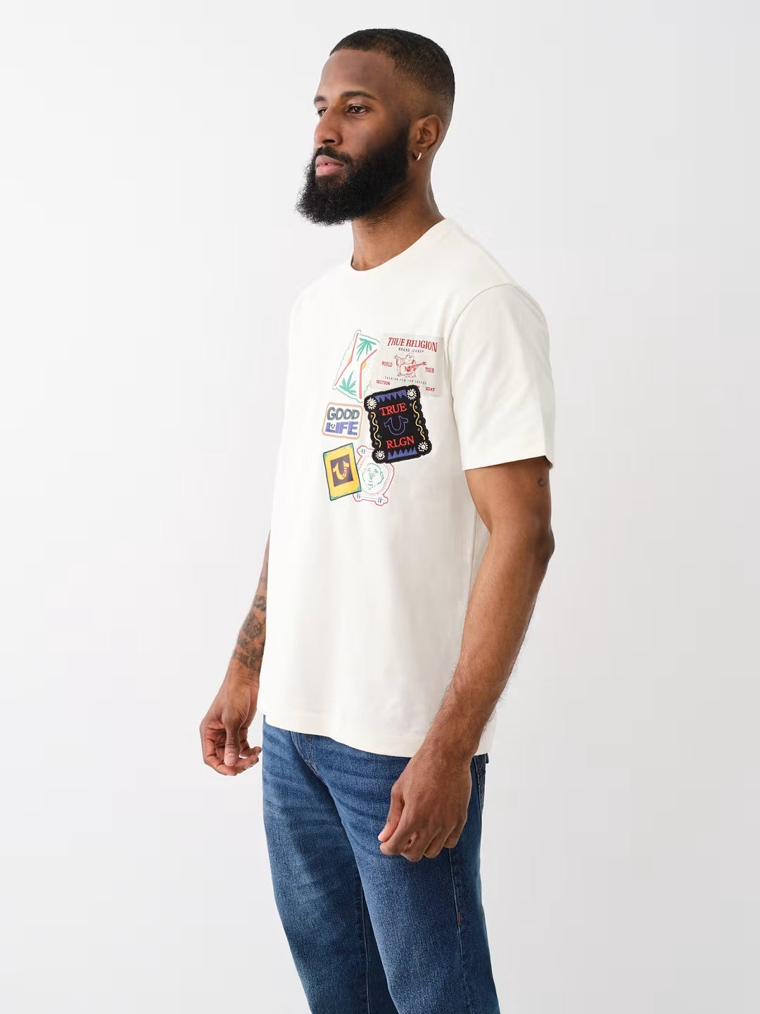 SS RESORT PATCH TEE