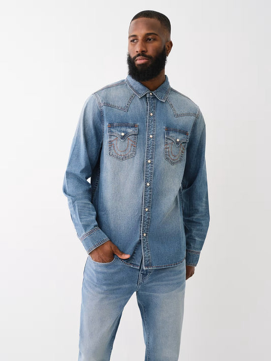 SN WESTERN DENIM SHIRT - TRUE RELIGION MEXICO