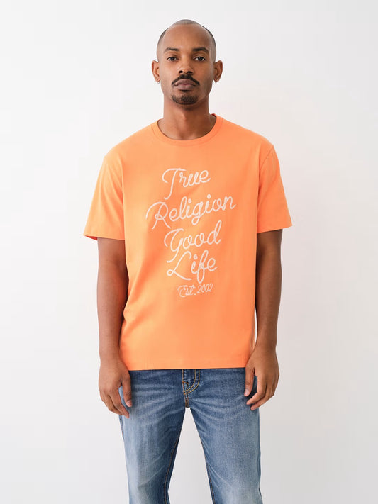 RELAXED ROPE EMBRO TEE - TRUE RELIGION MEXICO