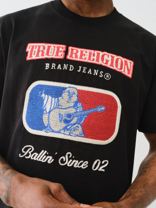 SS EMBROIDERY LEAGUE TEE