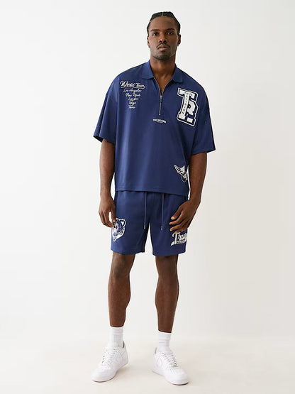 OVERSIZED SS MESH POLO