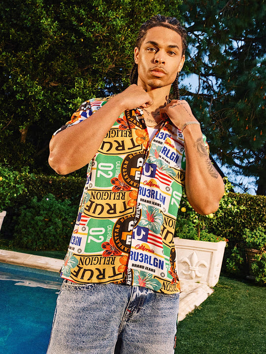 SS CAMP SHIRT ALLOVER PRNT