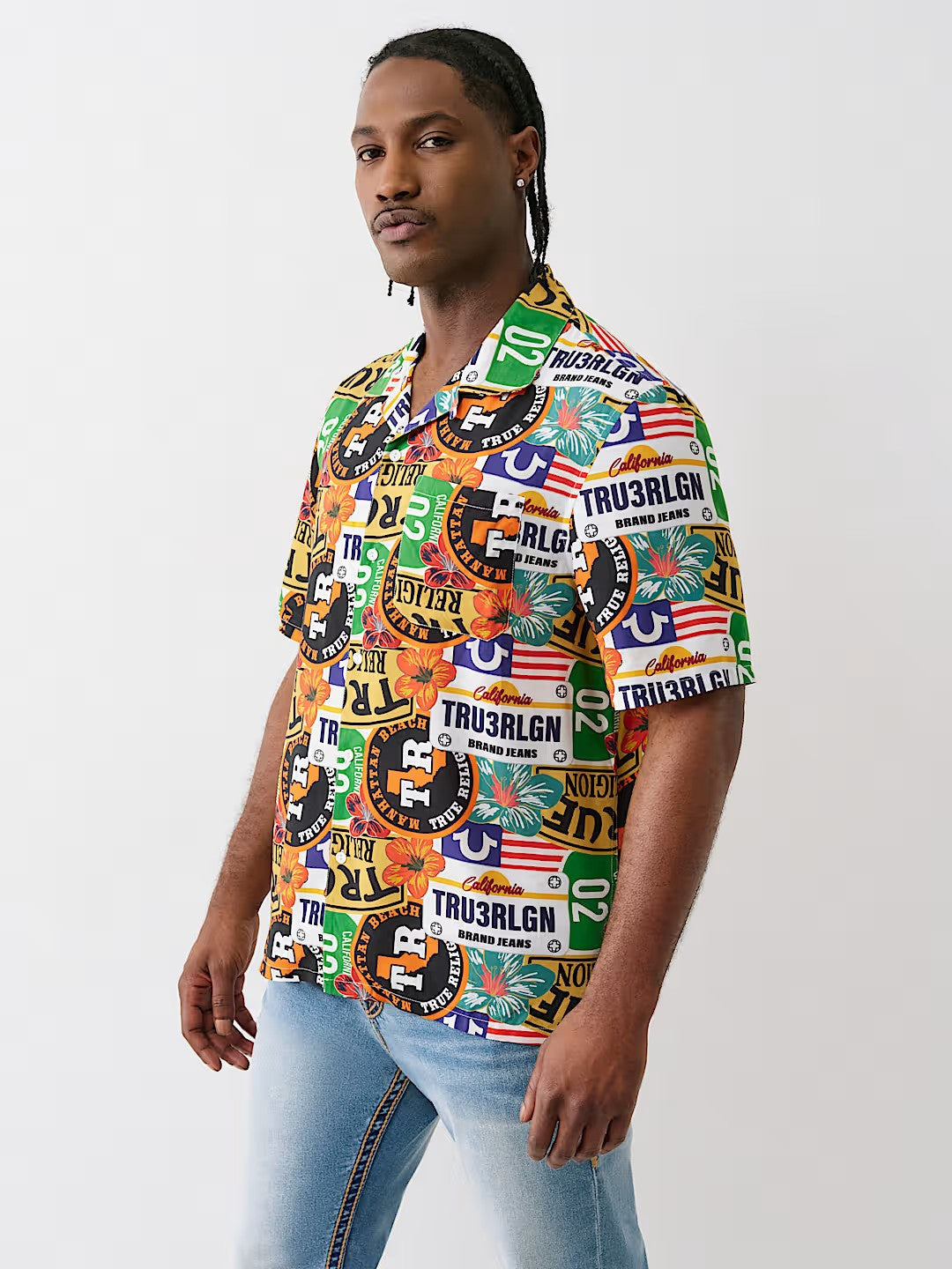 SS CAMP SHIRT ALLOVER PRNT