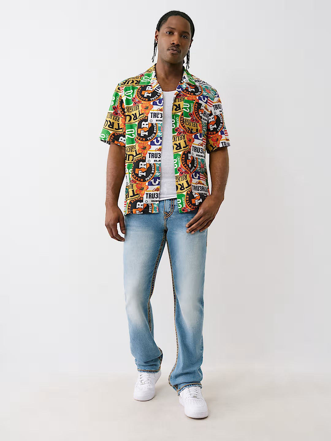 SS CAMP SHIRT ALLOVER PRNT