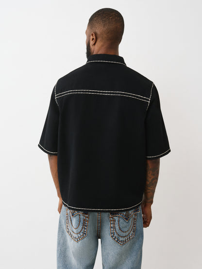 SUPER T OVERSIZE DENIM SHIRT