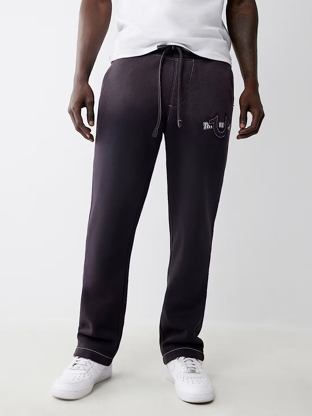 BIGT CRYSTAL STRGHT SWEATPANT