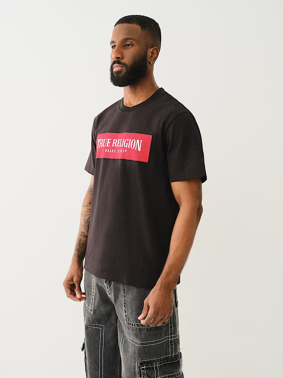 SS MESH BOX LOGO TEE