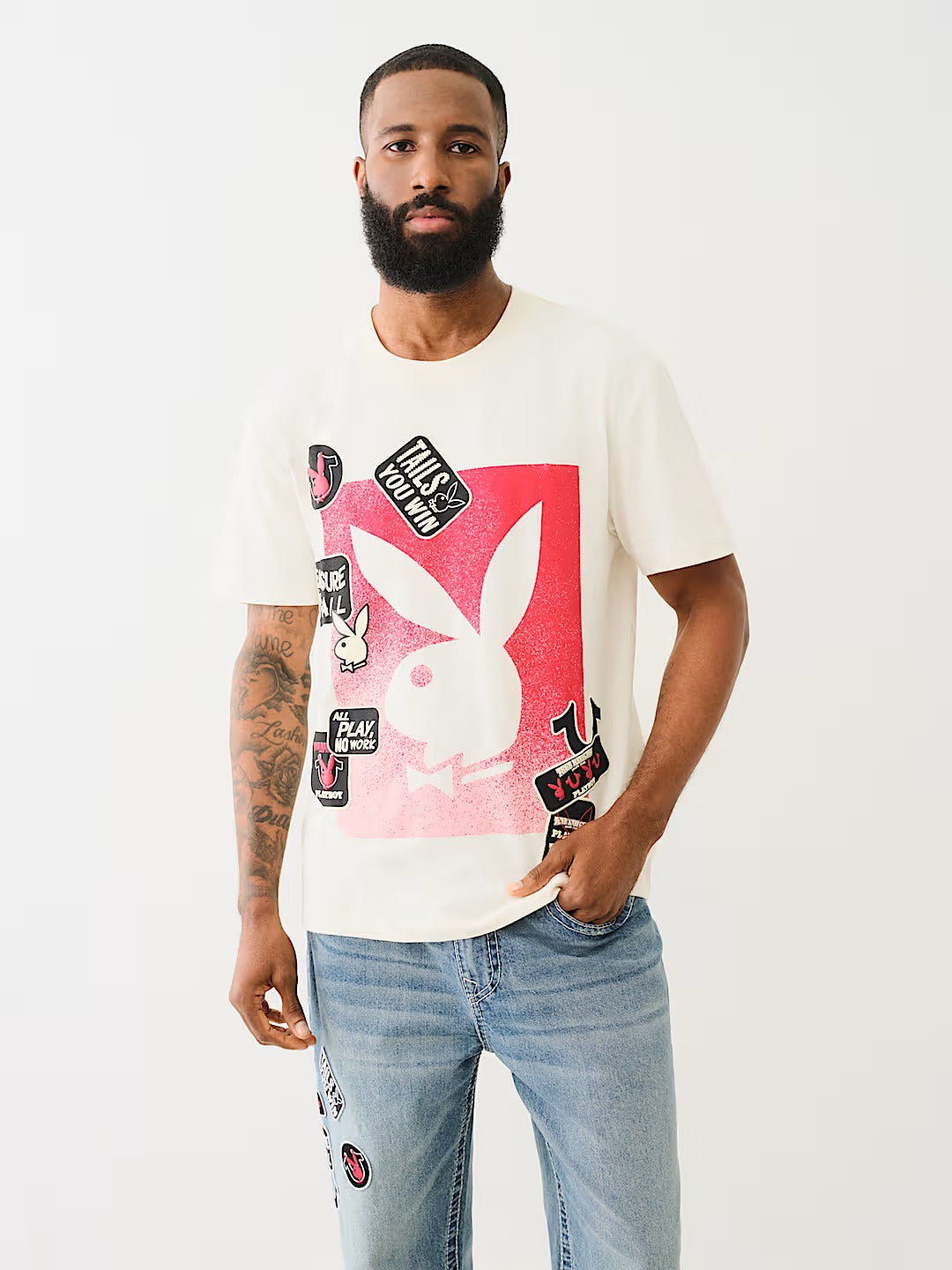 PB X TR SS PATCH BUNNY TEE