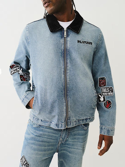 PB X TR BIG T WORK JACKET - TRUE RELIGION MEXICO