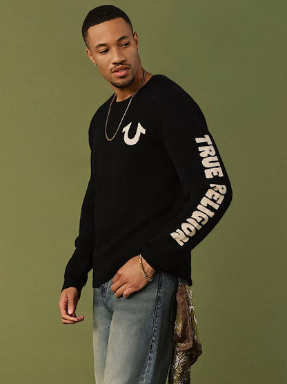 RELAXED TR LOGO SWEATER