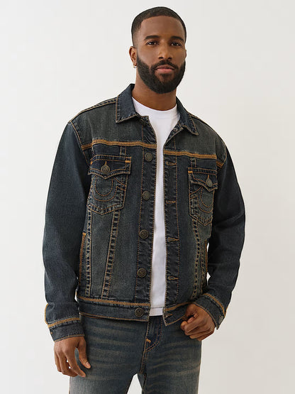 SUPER FLATLOCK TRUCKER JACKET