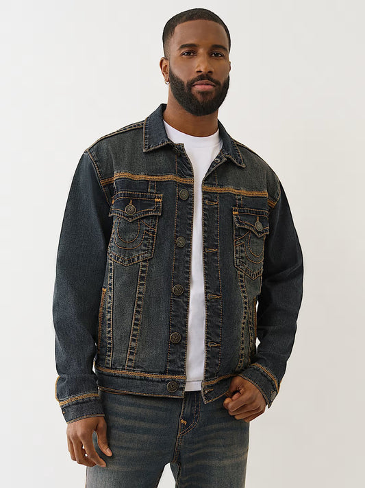 SUPER FLATLOCK TRUCKER JACKET