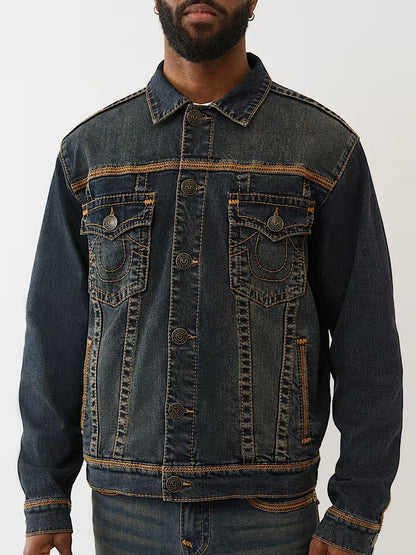 SUPER FLATLOCK TRUCKER JACKET