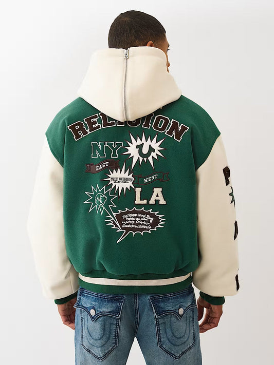 RETRO WOOL VARSITY JACKET
