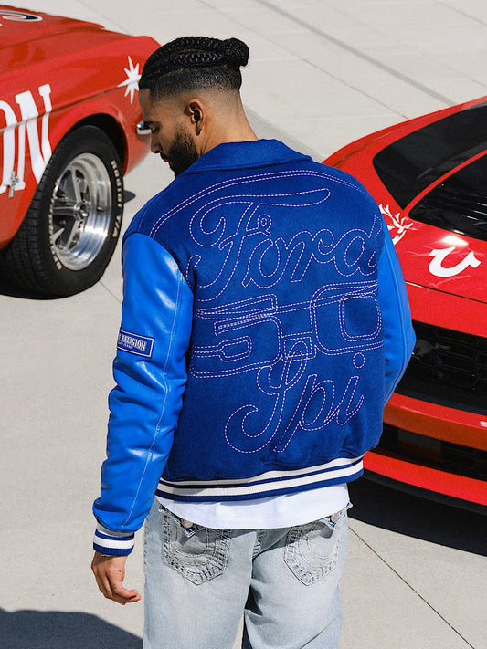 TR X FORD WOOL VARSITY JACKET