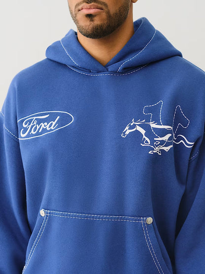 TR X FORD BIG T CINCHED HOODIE