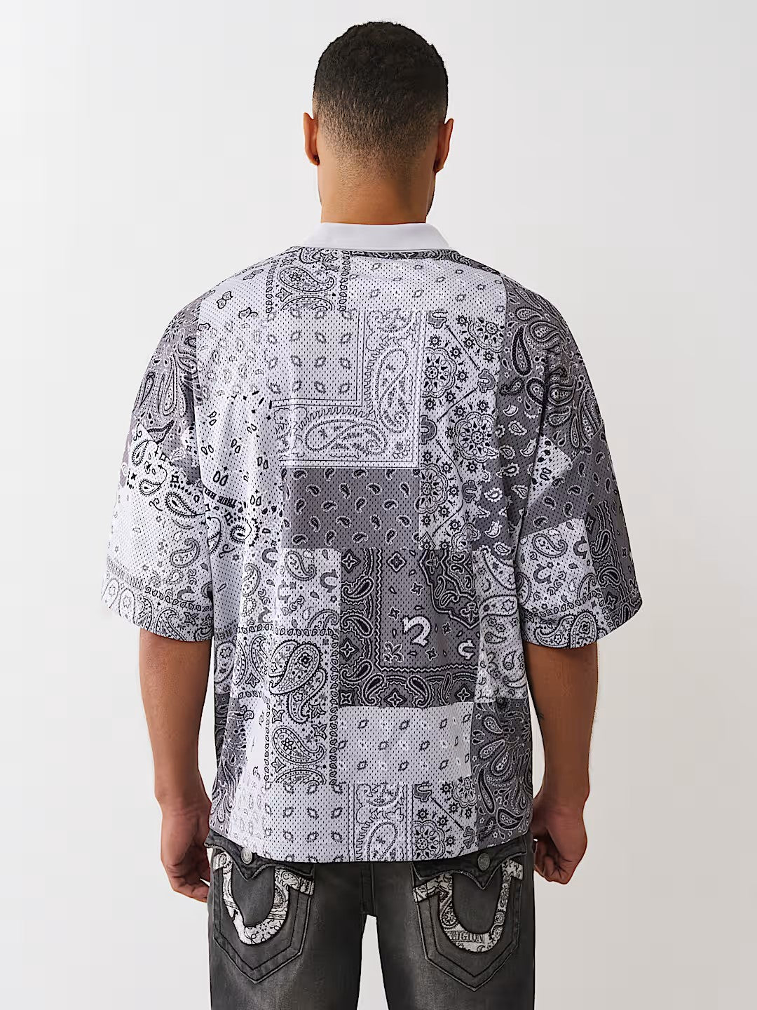 BANDANA MESH OVERSIZED POLO