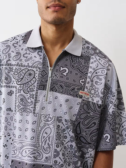 BANDANA MESH OVERSIZED POLO
