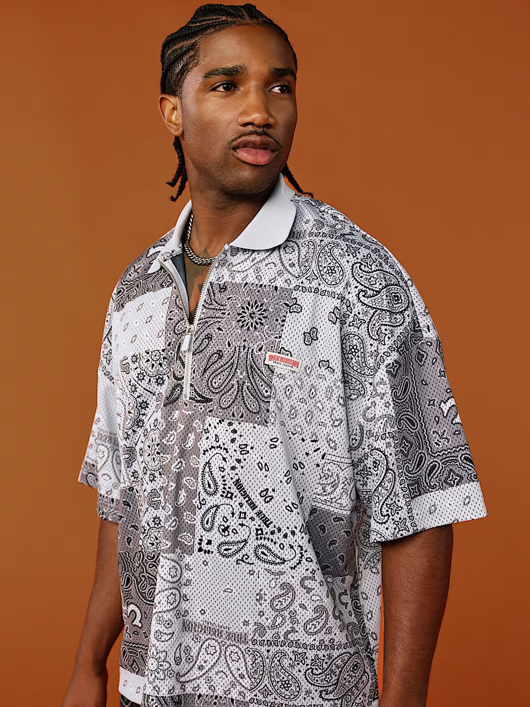 BANDANA MESH OVERSIZED POLO