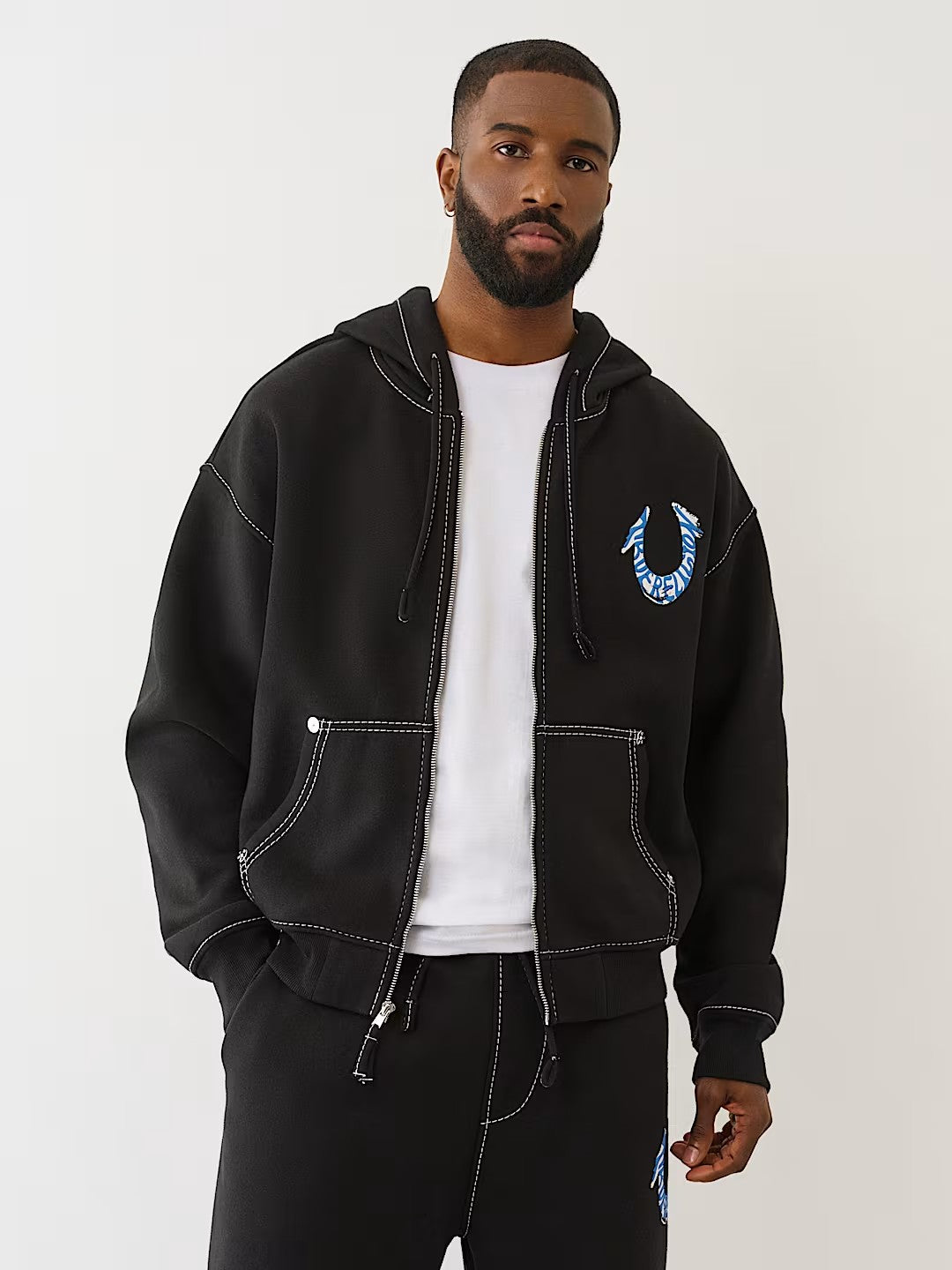 HS PAINT CINCHED BIG T ZIP UP