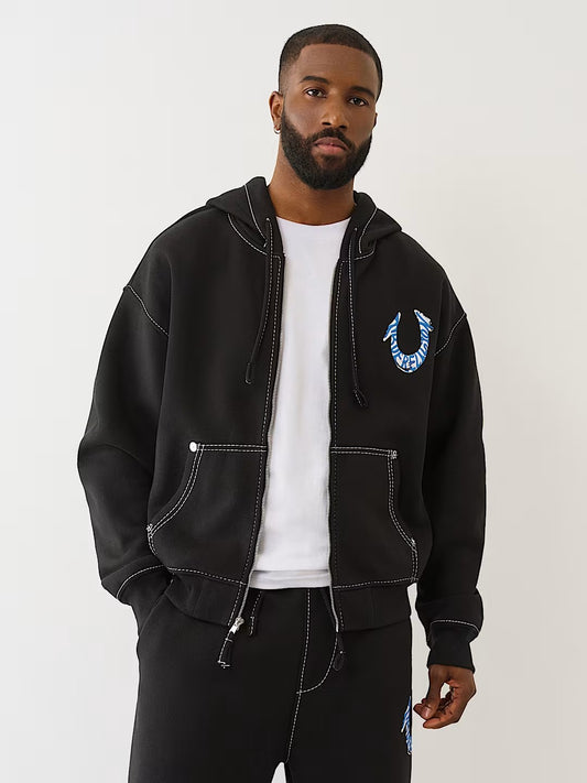HS PAINT CINCHED BIG T ZIP UP