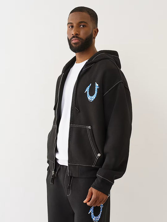 HS PAINT CINCHED BIG T ZIP UP