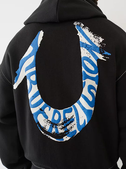 HS PAINT CINCHED BIG T ZIP UP